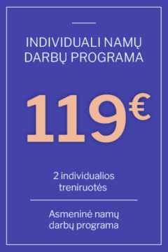 Dovanų kuponas: Namų darbų programa