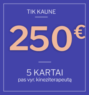 Vyr. kineziterapeuto individuali terapija (5 kartai)