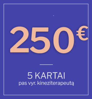 Vyr. kineziterapeuto individuali terapija (5 kartai)