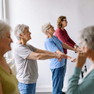 Mankštos grupėse <br/>Senjorams